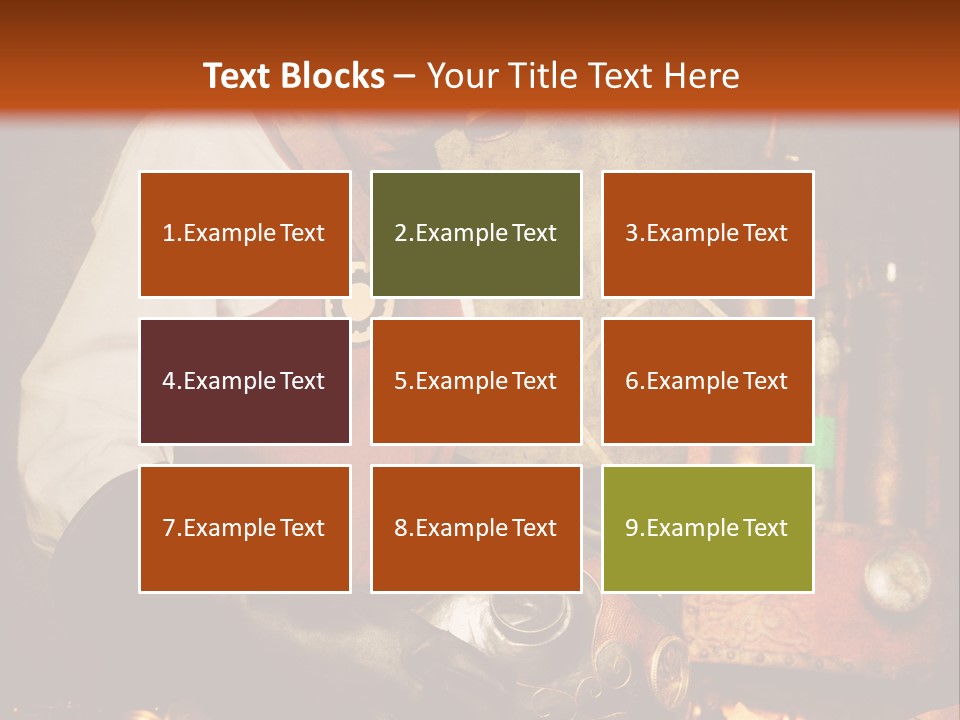 Temps Western Symbole PowerPoint Template