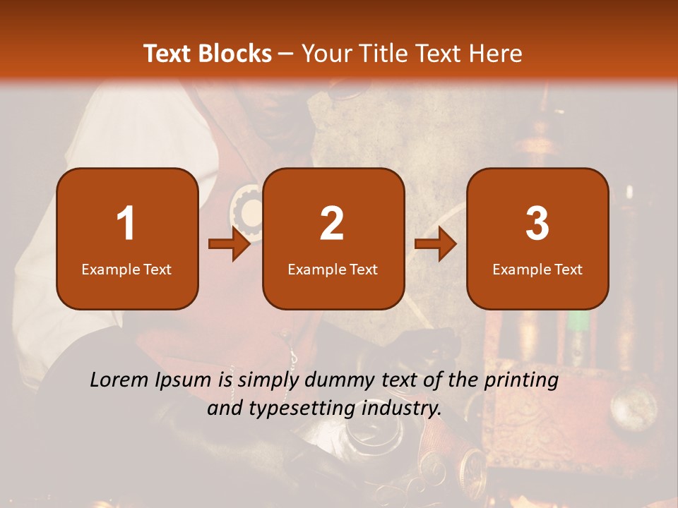 Temps Western Symbole PowerPoint Template