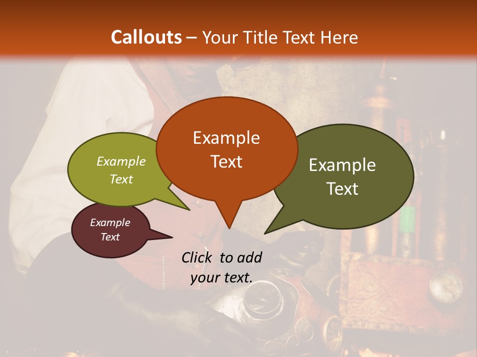 Temps Western Symbole PowerPoint Template