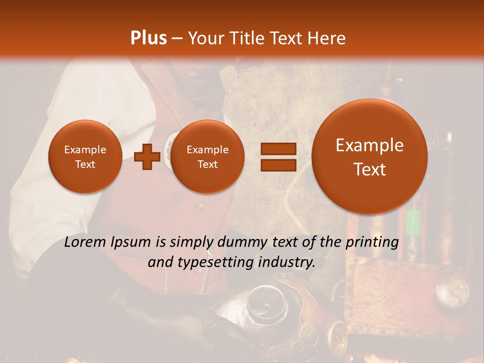 Temps Western Symbole PowerPoint Template