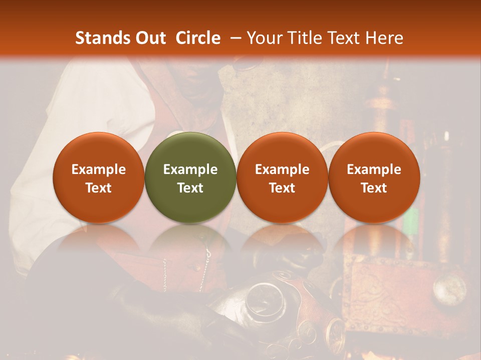 Temps Western Symbole PowerPoint Template