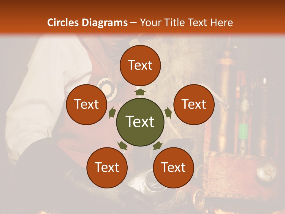 Temps Western Symbole PowerPoint Template