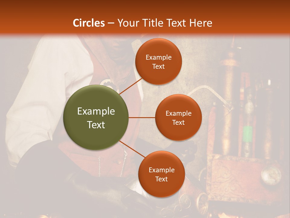 Temps Western Symbole PowerPoint Template