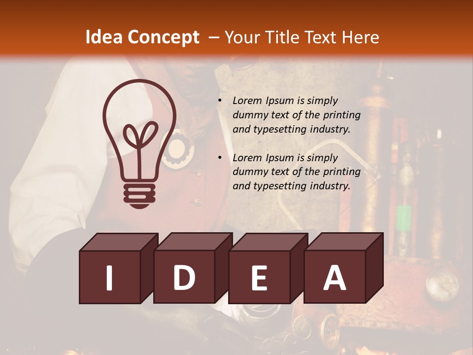 Temps Western Symbole PowerPoint Template