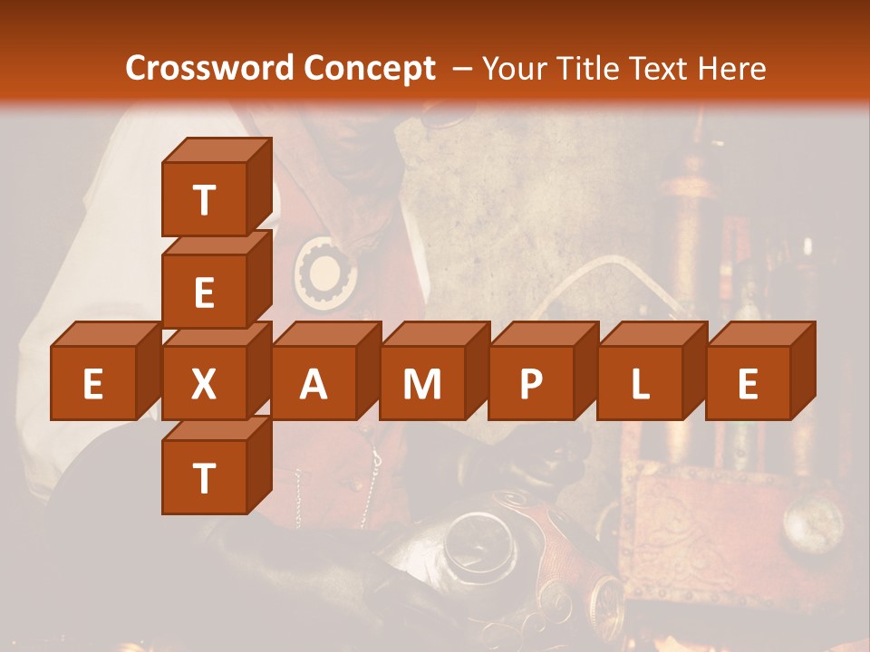 Temps Western Symbole PowerPoint Template