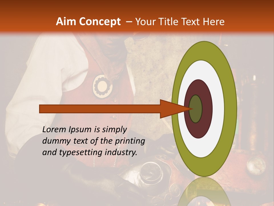 Temps Western Symbole PowerPoint Template