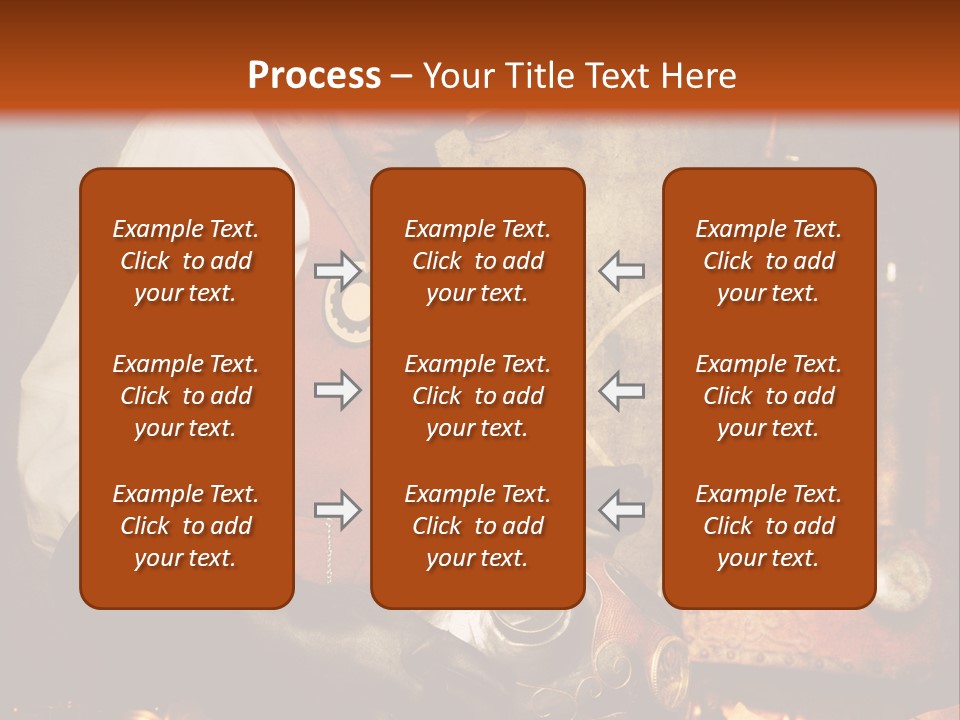Temps Western Symbole PowerPoint Template