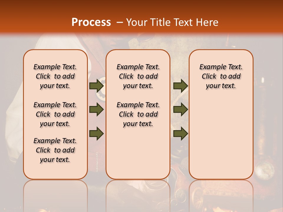 Temps Western Symbole PowerPoint Template