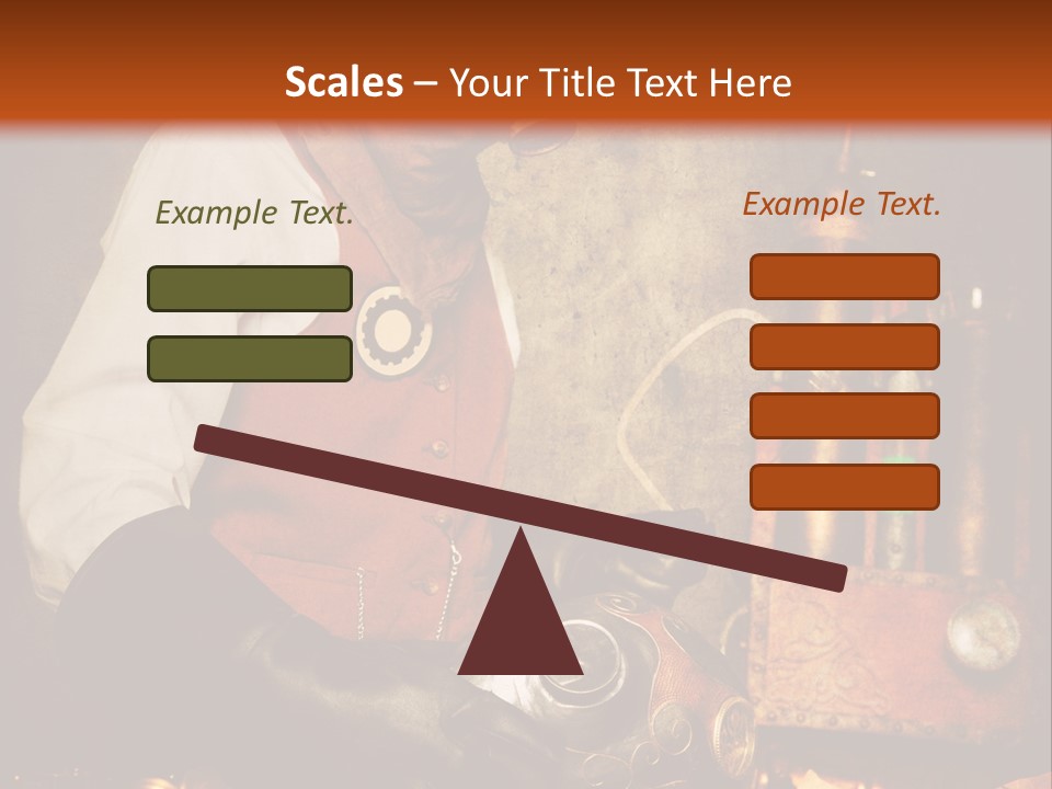 Temps Western Symbole PowerPoint Template