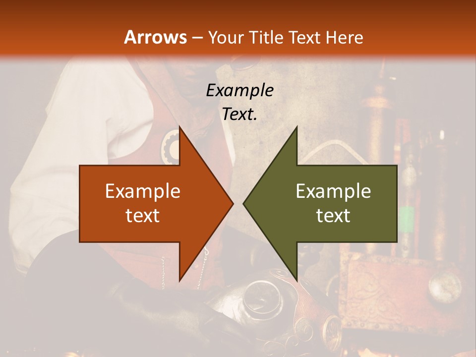 Temps Western Symbole PowerPoint Template