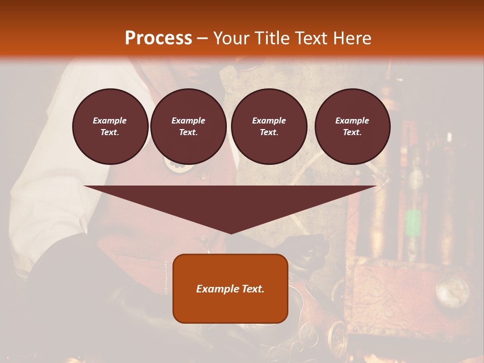 Temps Western Symbole PowerPoint Template