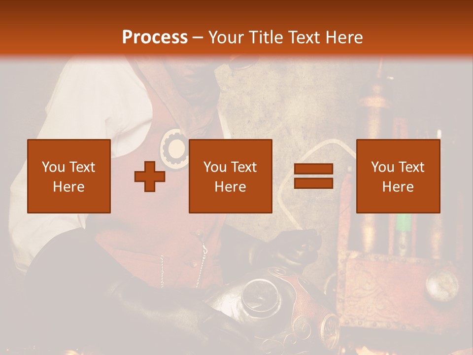Temps Western Symbole PowerPoint Template