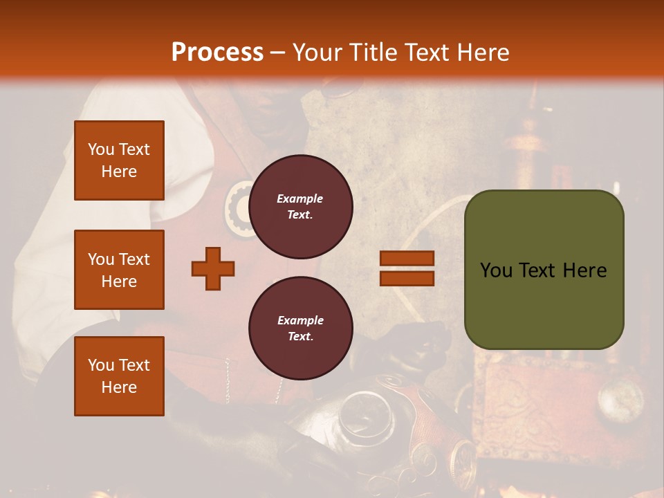 Temps Western Symbole PowerPoint Template