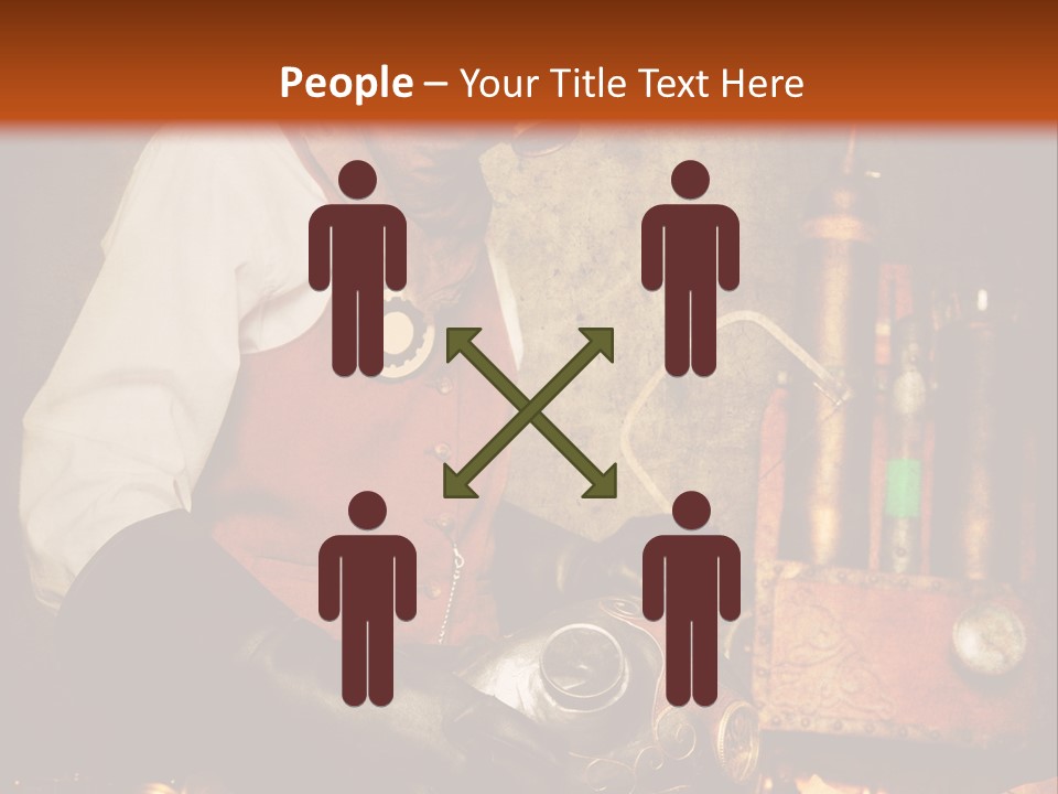 Temps Western Symbole PowerPoint Template