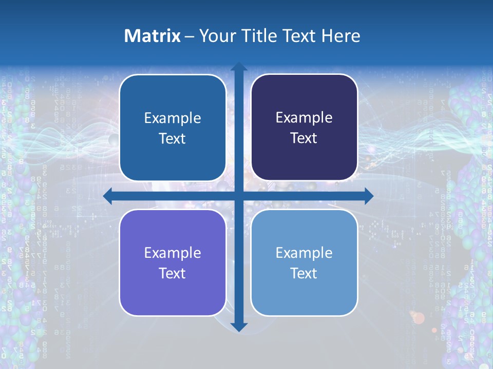 Future Molecule Thought PowerPoint Template