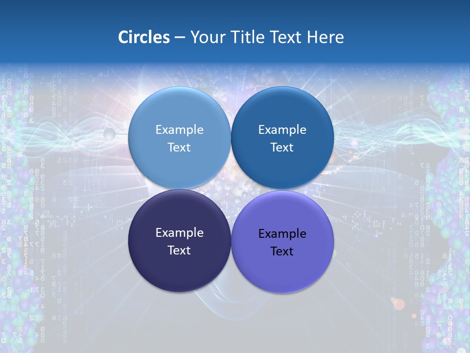 Future Molecule Thought PowerPoint Template