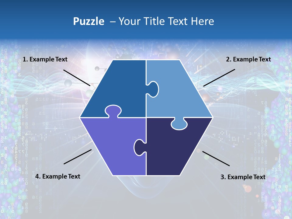 Future Molecule Thought PowerPoint Template