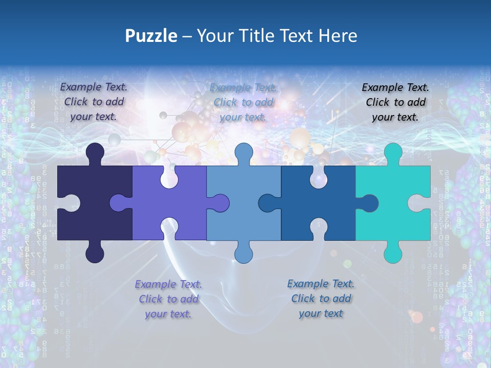 Future Molecule Thought PowerPoint Template