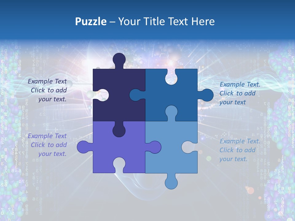 Future Molecule Thought PowerPoint Template
