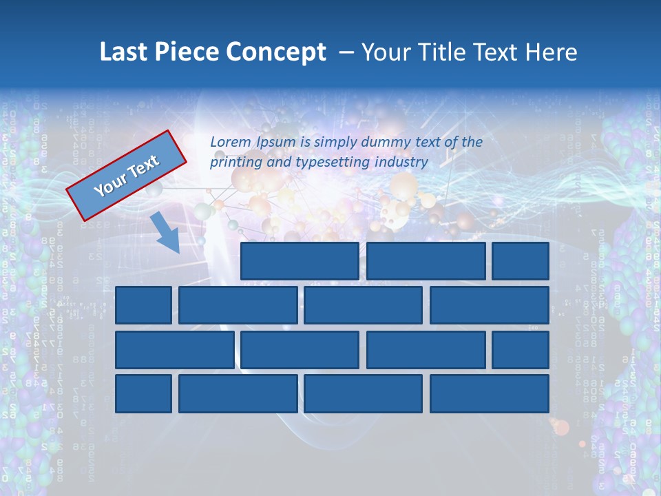 Future Molecule Thought PowerPoint Template