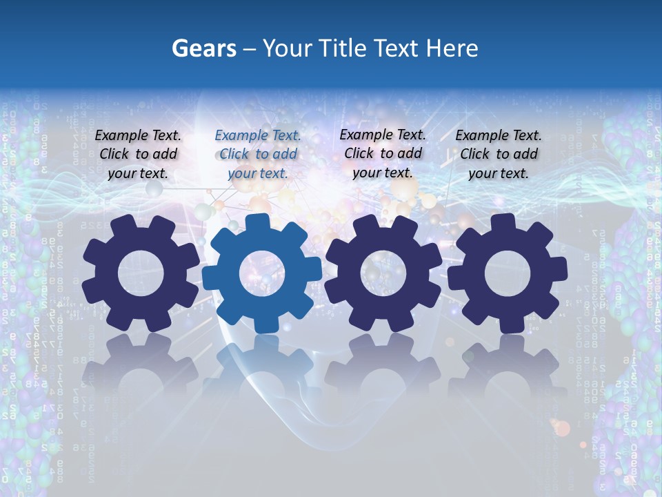 Future Molecule Thought PowerPoint Template