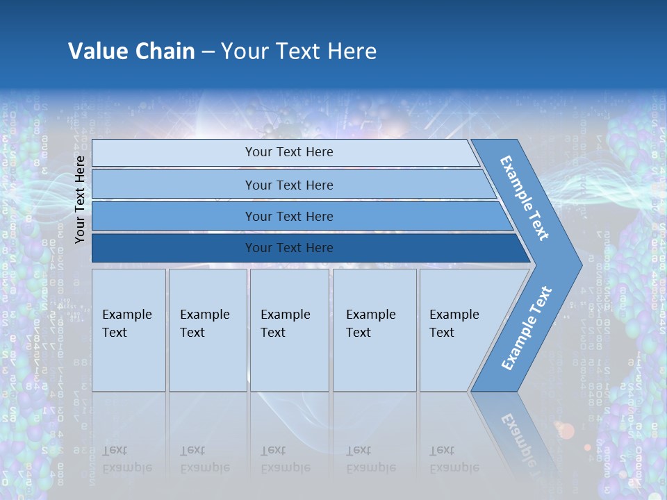 Future Molecule Thought PowerPoint Template
