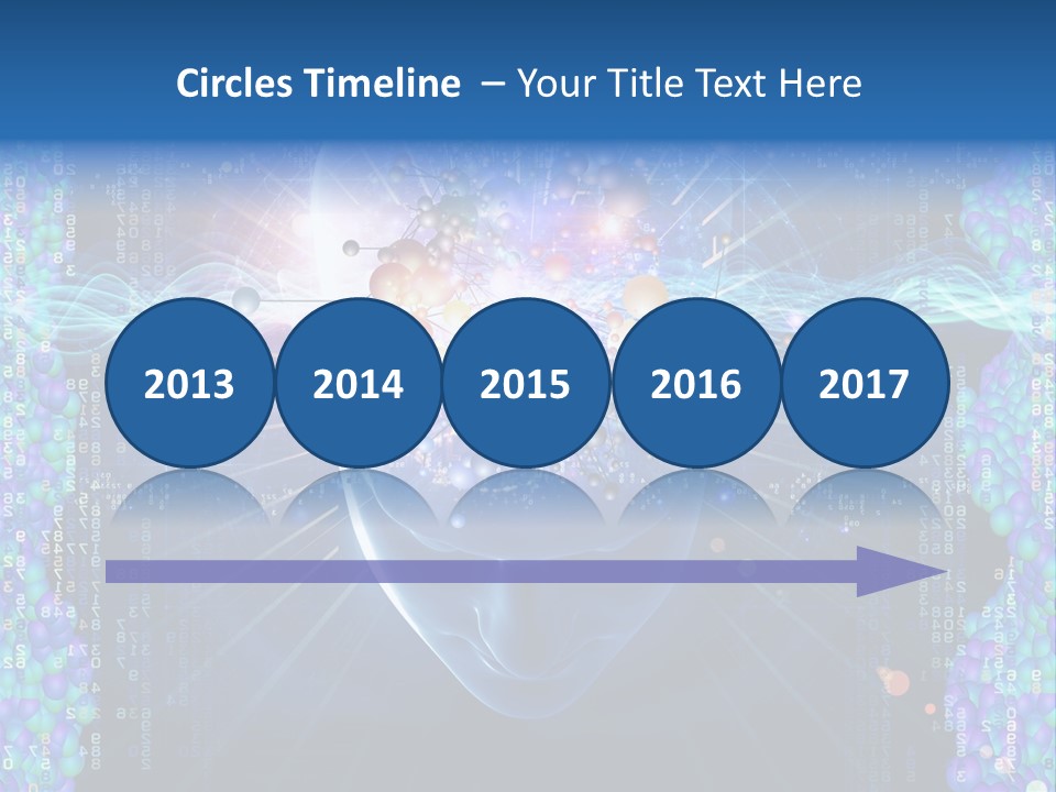 Future Molecule Thought PowerPoint Template