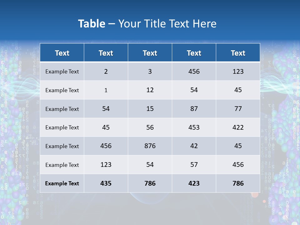 Future Molecule Thought PowerPoint Template