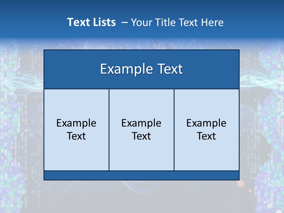 Future Molecule Thought PowerPoint Template