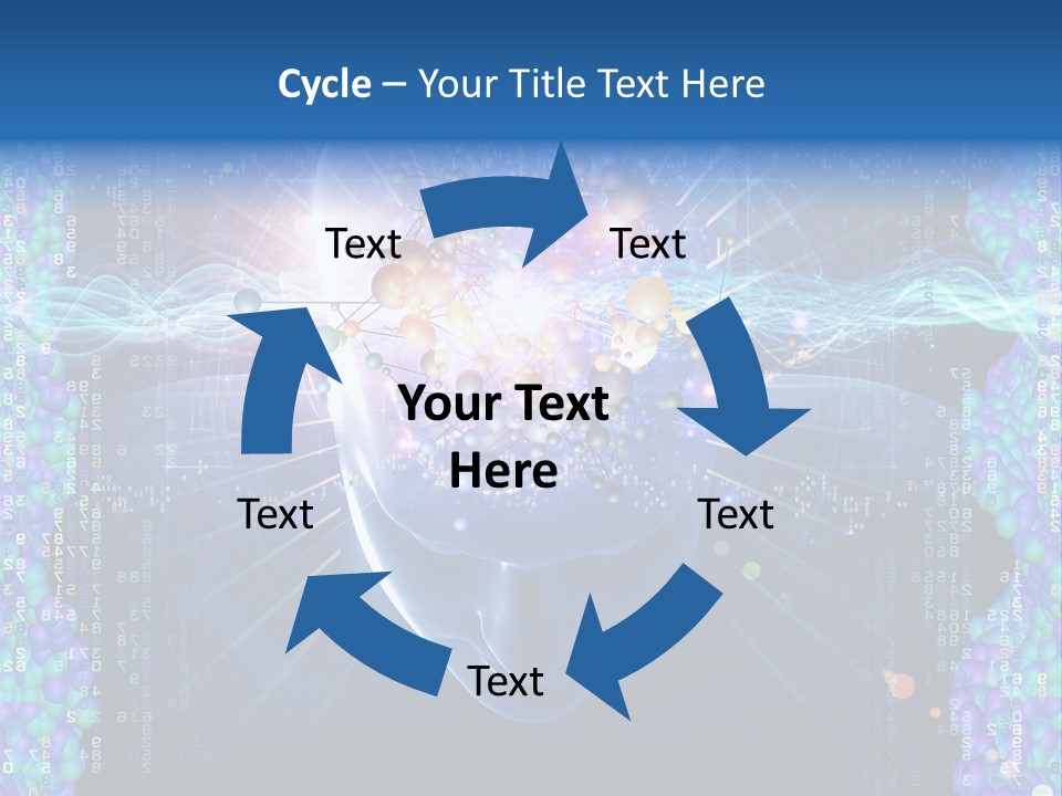 Future Molecule Thought PowerPoint Template
