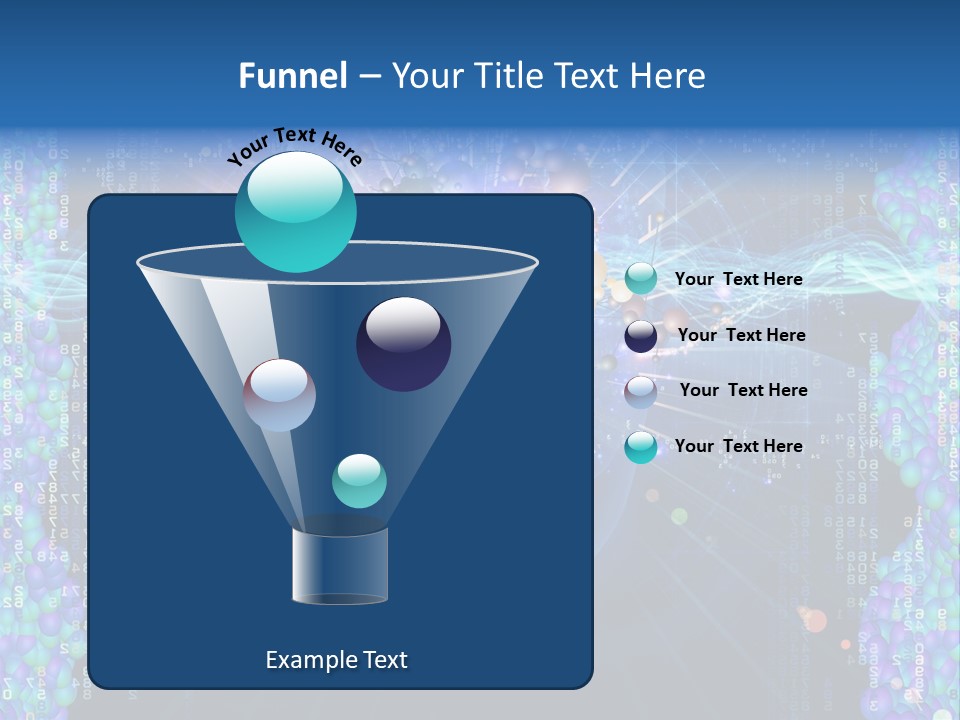 Future Molecule Thought PowerPoint Template