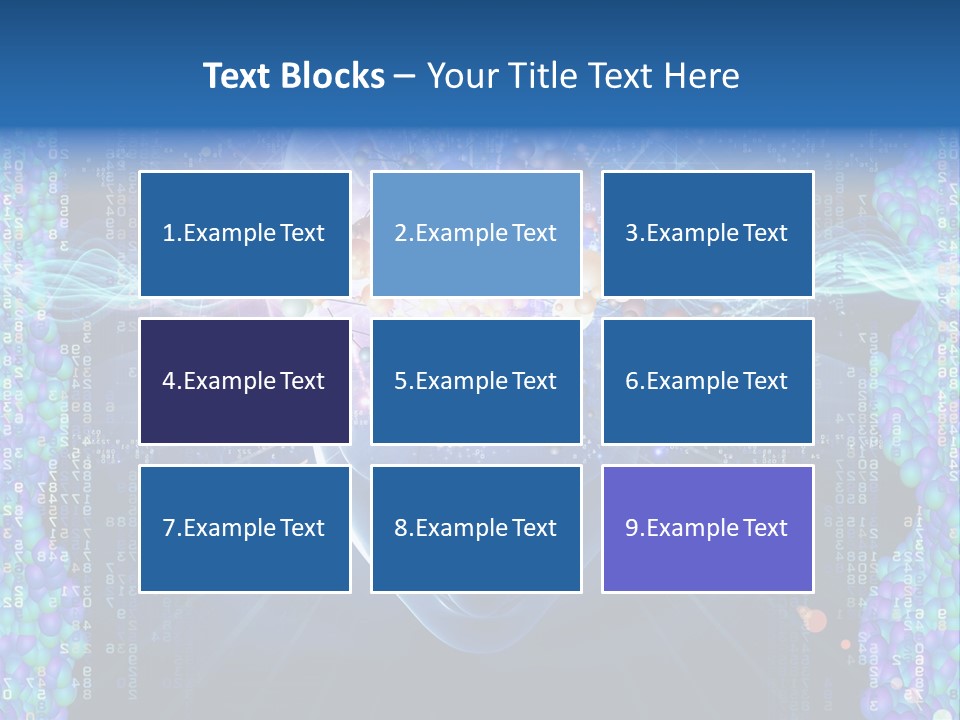 Future Molecule Thought PowerPoint Template