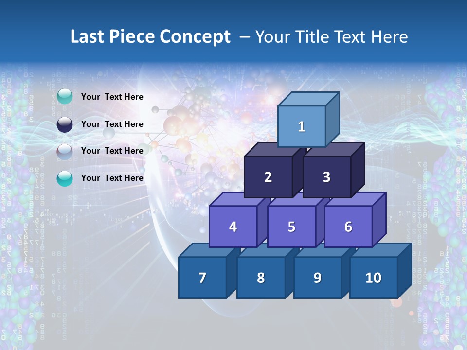 Future Molecule Thought PowerPoint Template