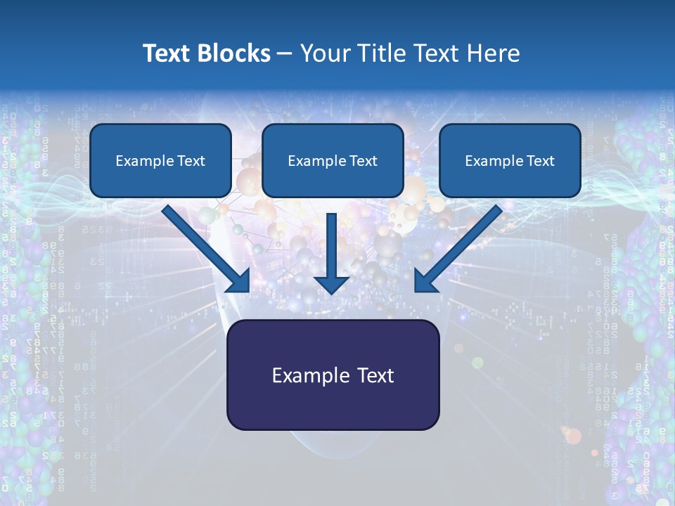 Future Molecule Thought PowerPoint Template