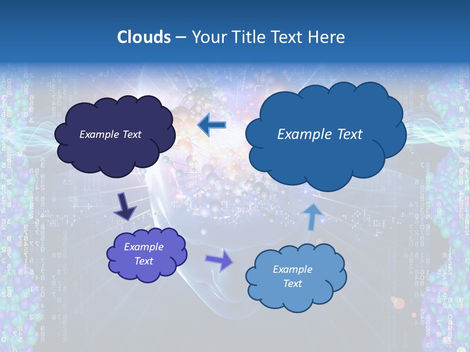 Future Molecule Thought PowerPoint Template