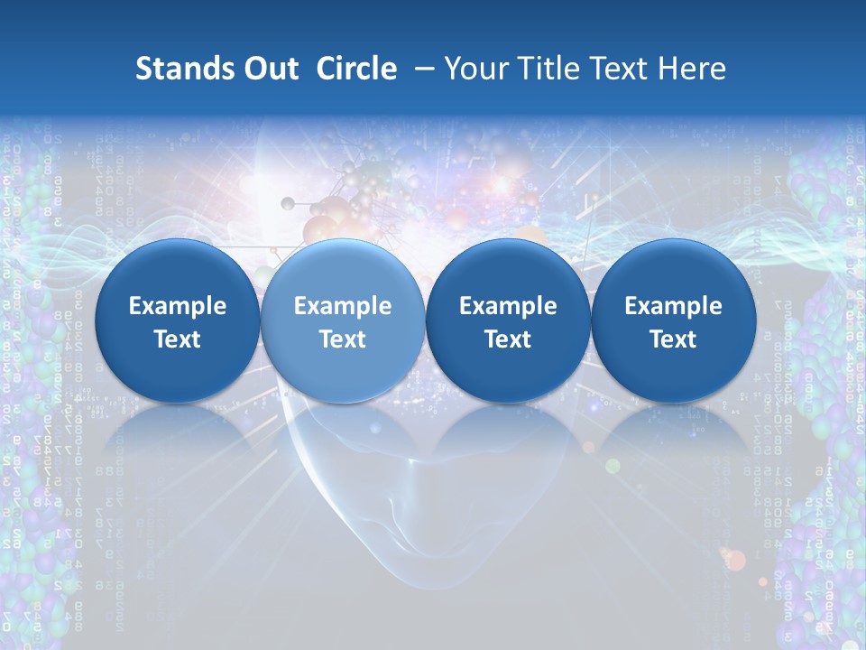 Future Molecule Thought PowerPoint Template