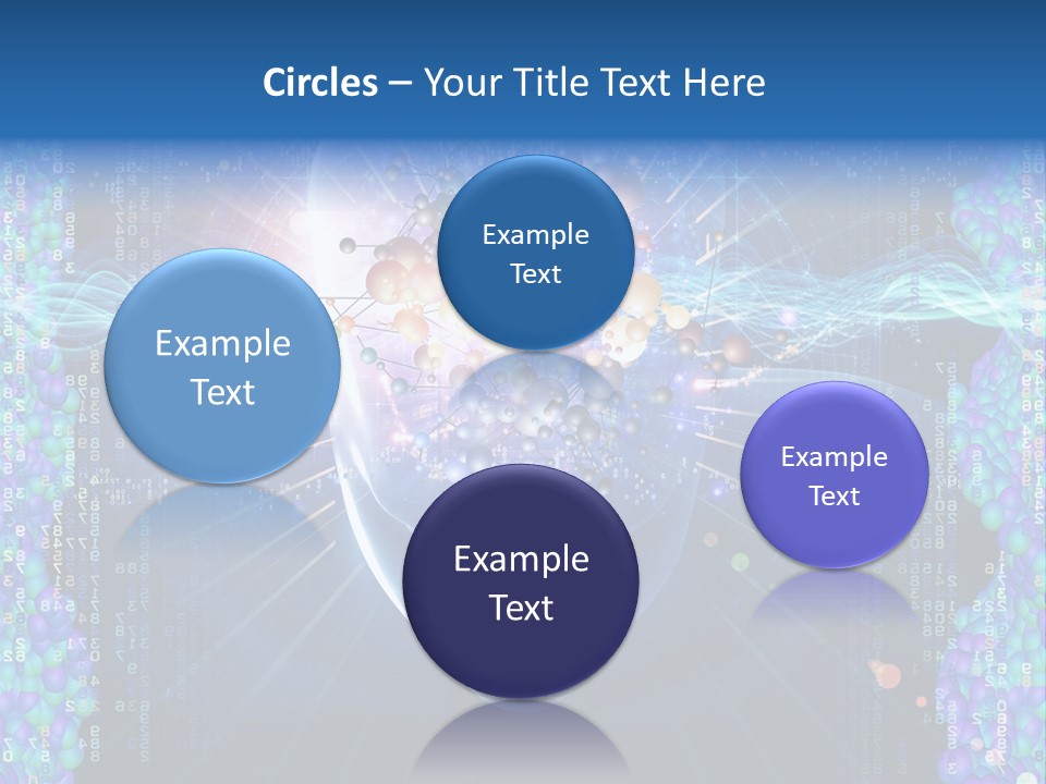 Future Molecule Thought PowerPoint Template
