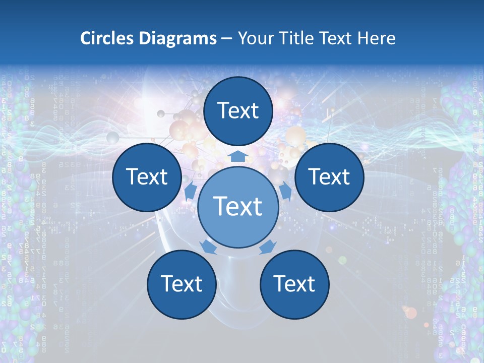 Future Molecule Thought PowerPoint Template