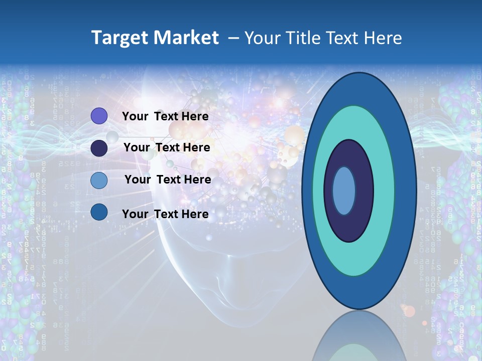 Future Molecule Thought PowerPoint Template