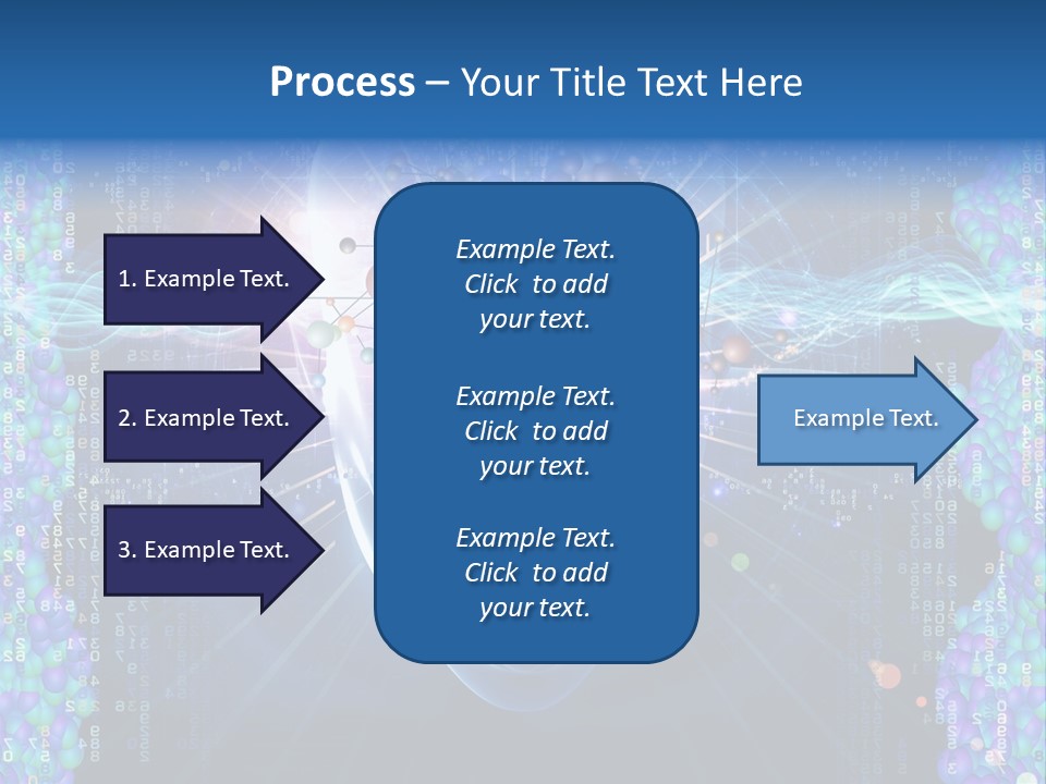 Future Molecule Thought PowerPoint Template