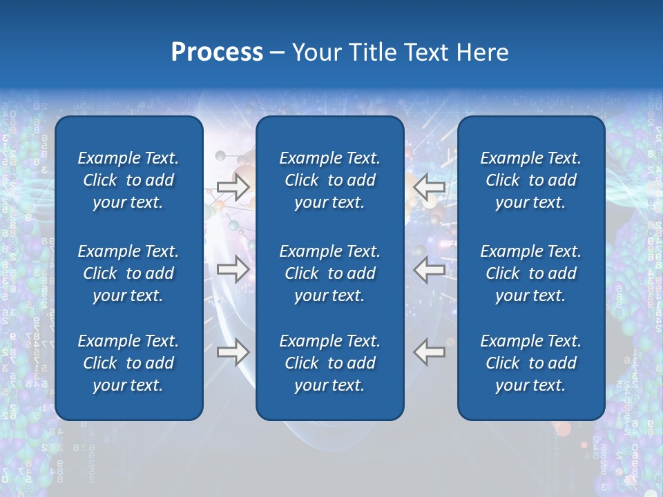 Future Molecule Thought PowerPoint Template
