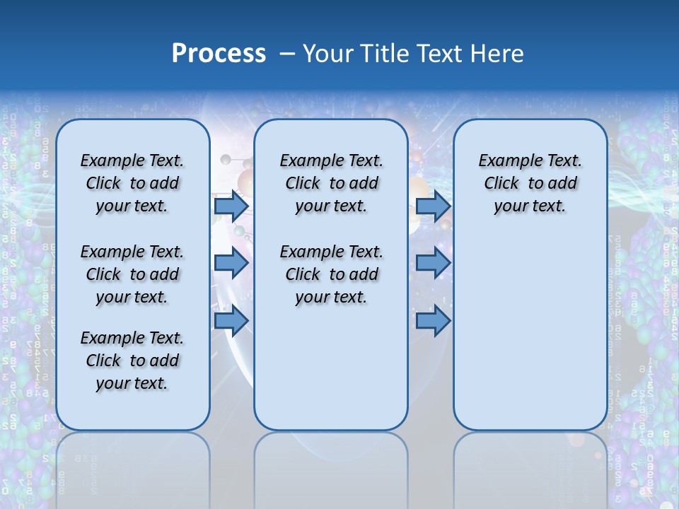 Future Molecule Thought PowerPoint Template