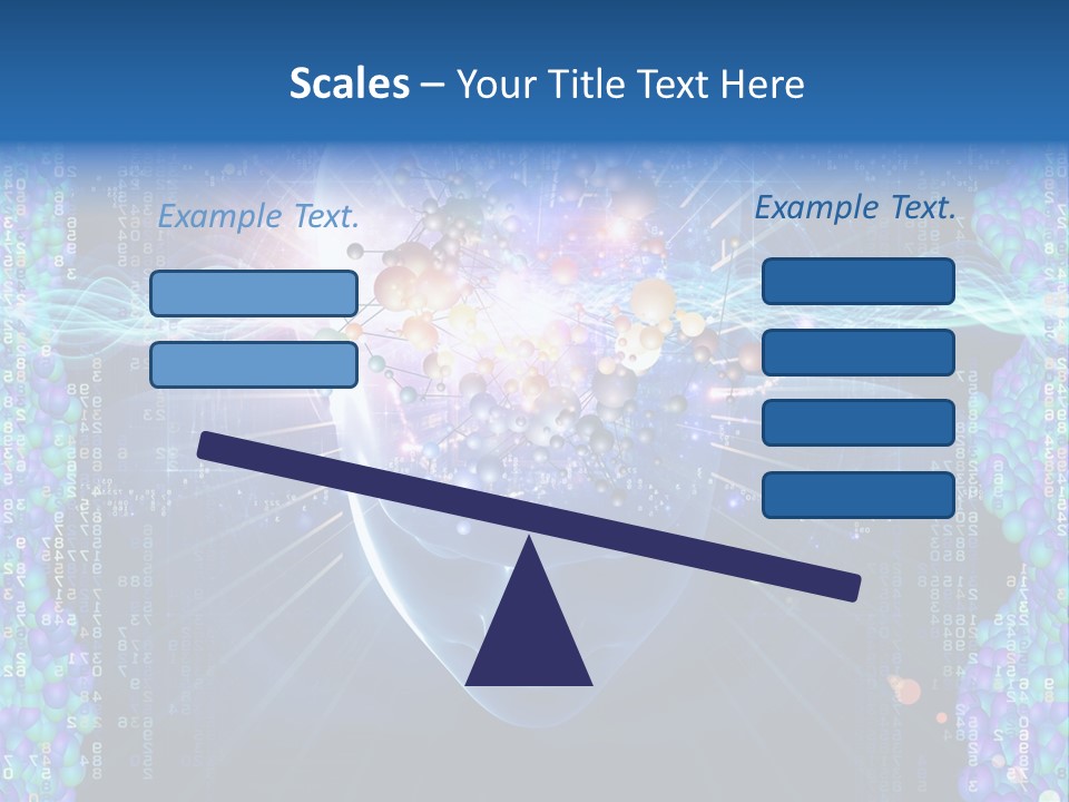 Future Molecule Thought PowerPoint Template