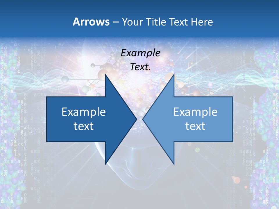 Future Molecule Thought PowerPoint Template