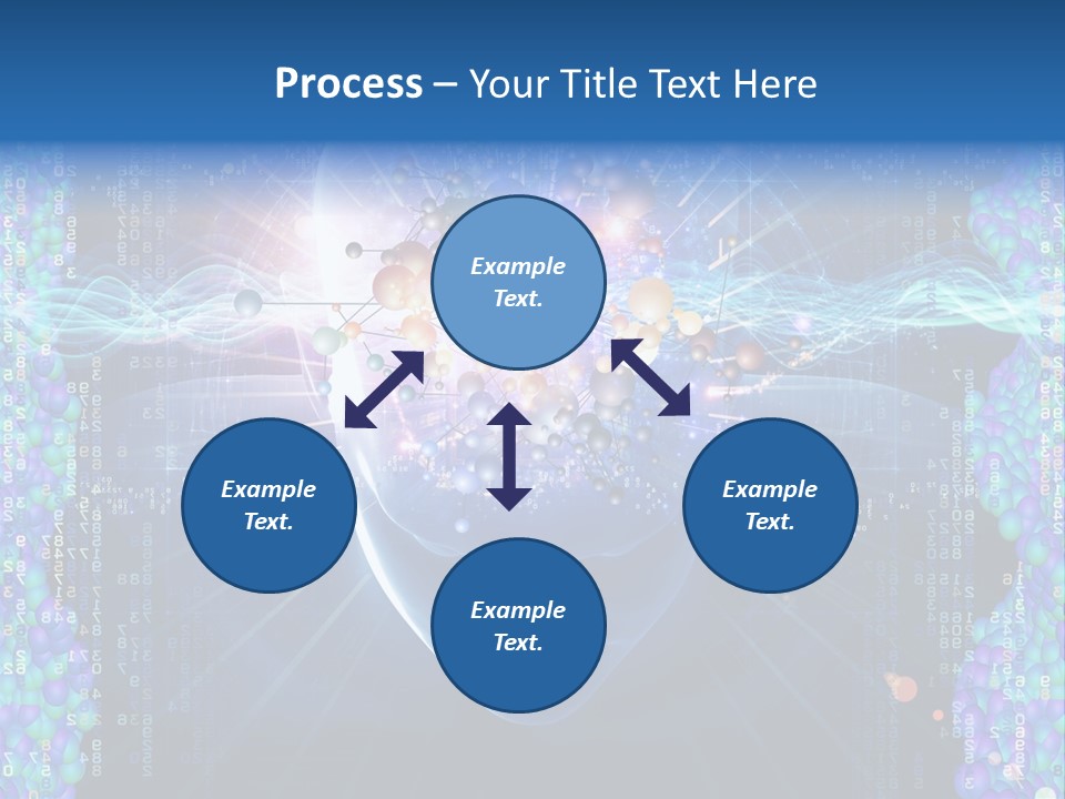 Future Molecule Thought PowerPoint Template