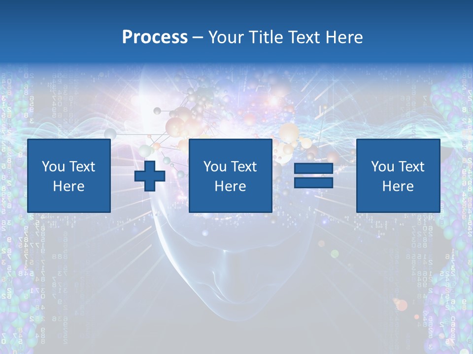 Future Molecule Thought PowerPoint Template