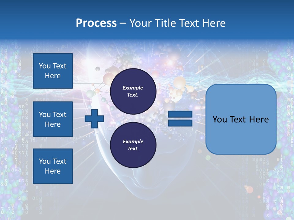 Future Molecule Thought PowerPoint Template