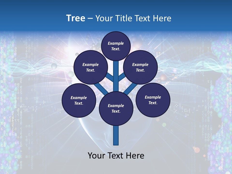 Future Molecule Thought PowerPoint Template