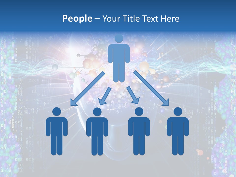Future Molecule Thought PowerPoint Template