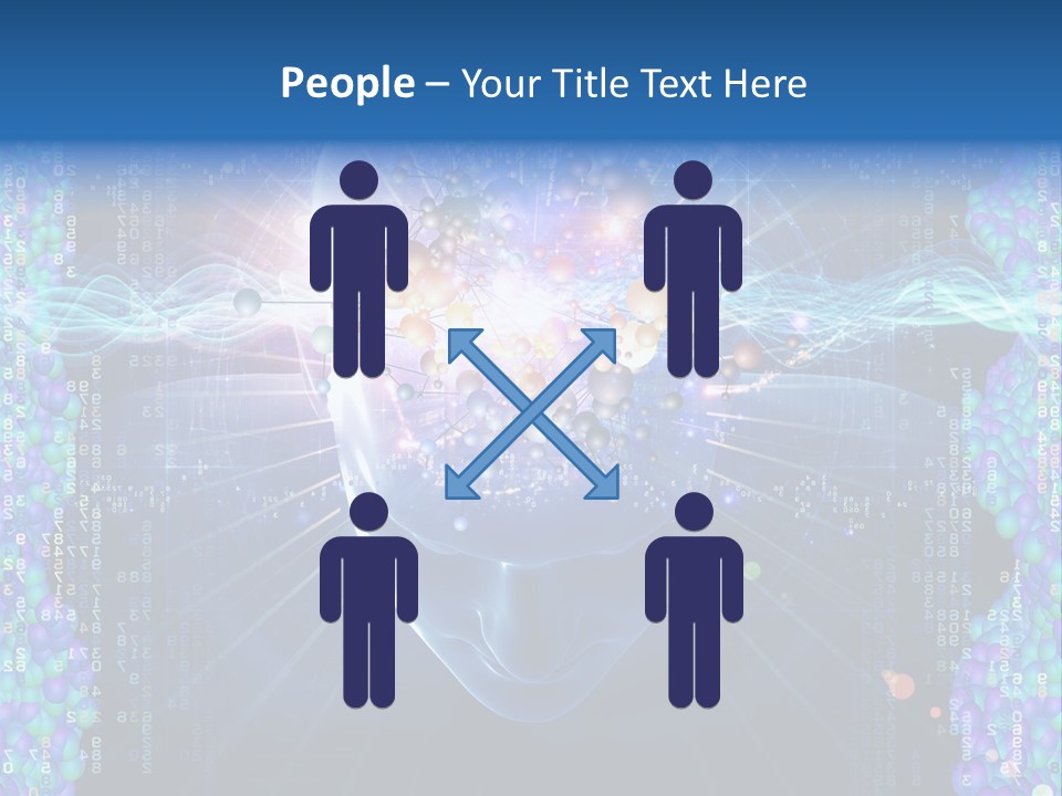 Future Molecule Thought PowerPoint Template